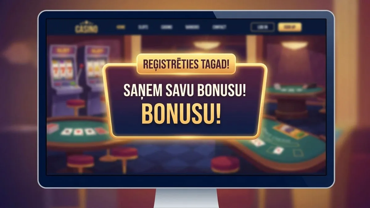 Reģistrācija ar bonusu